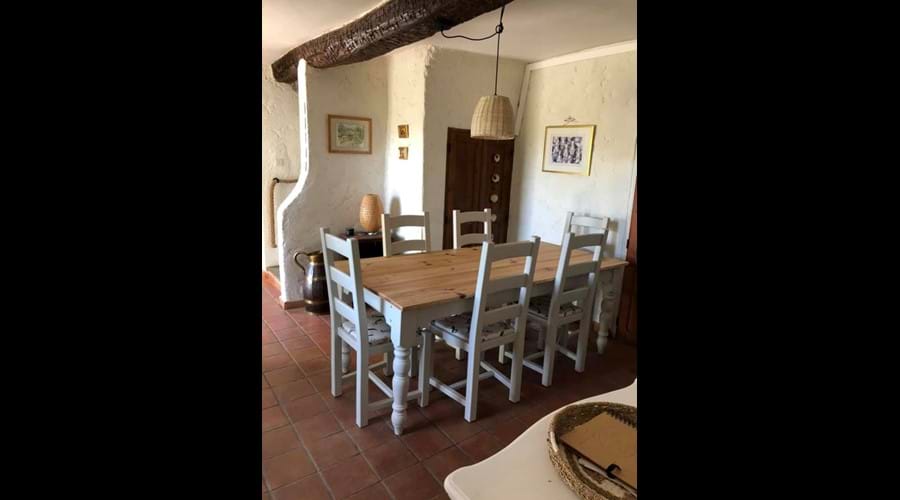 The dining room