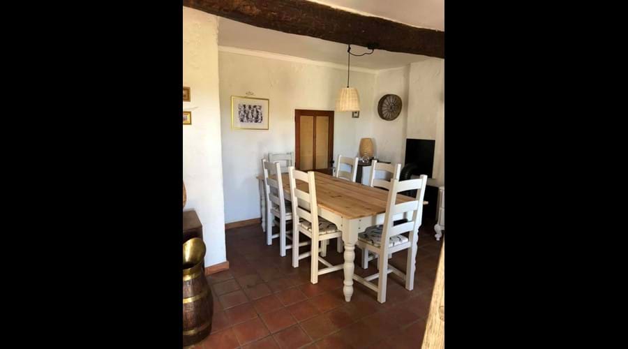Dining room in the house