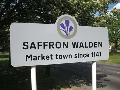 Newport Road Town Entrance Sign