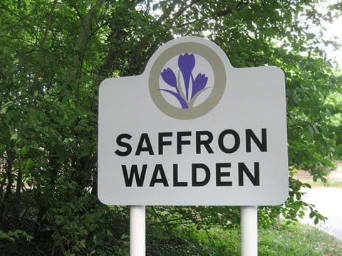 Walden Road Town Entrance Sign