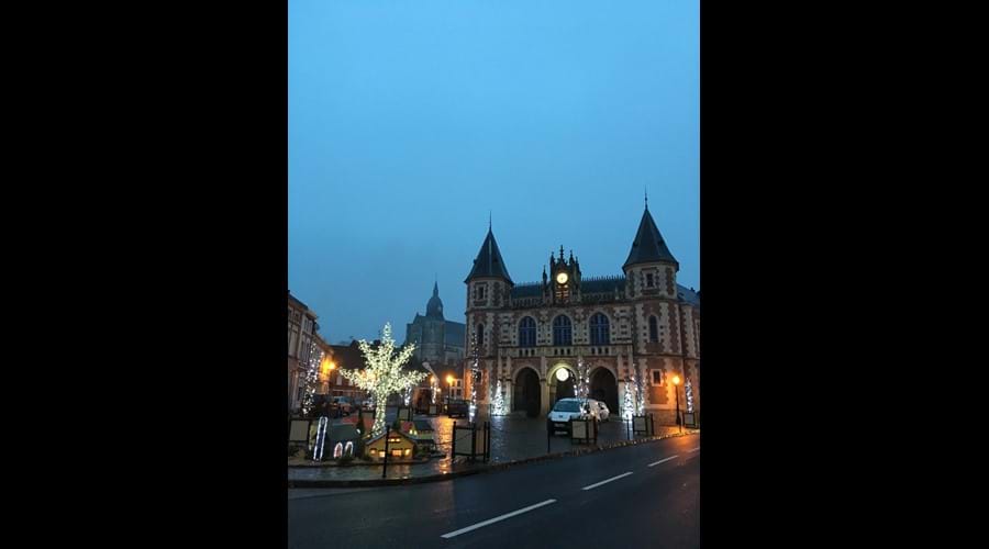 Auxi-le-chateau at Christmas time