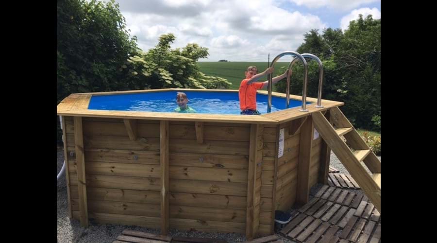 Cool off in the pool on hot summer days!!