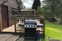 Gas barbeque for esclusive use of guests