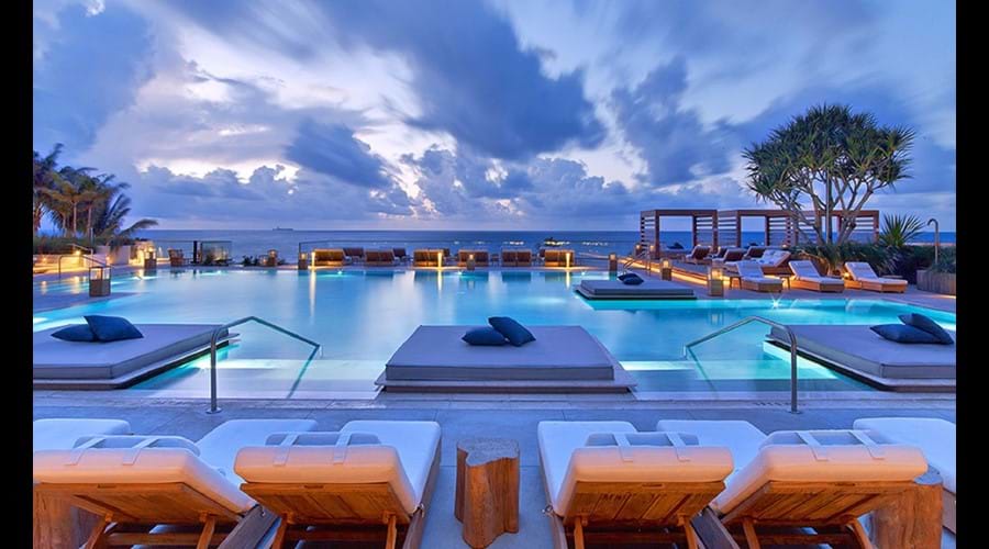 "The main 1 pool one of four , full ocean views luxurious sunbeds full service"