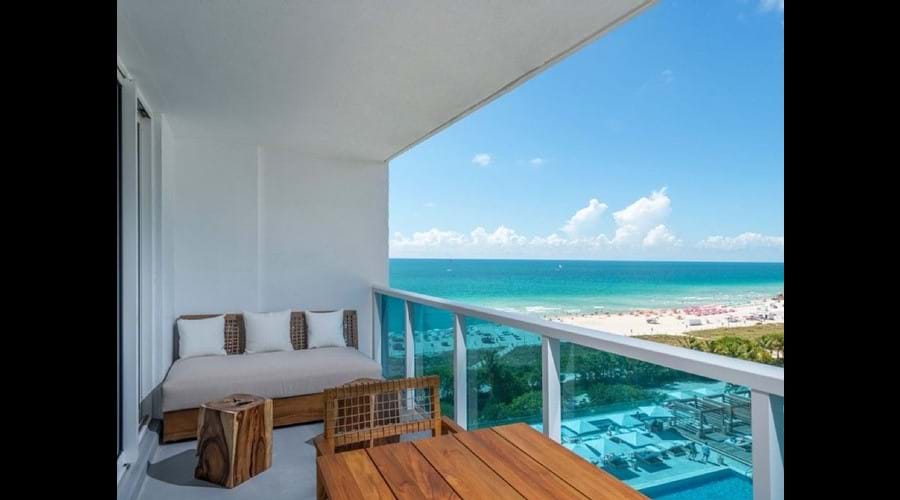 "Admire the fantastic South Beach View! "