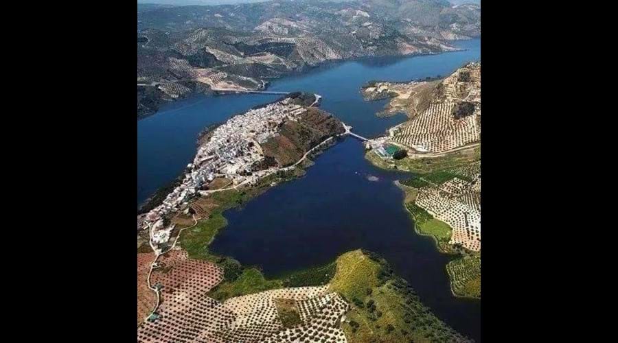 Aerial view of Iznajar