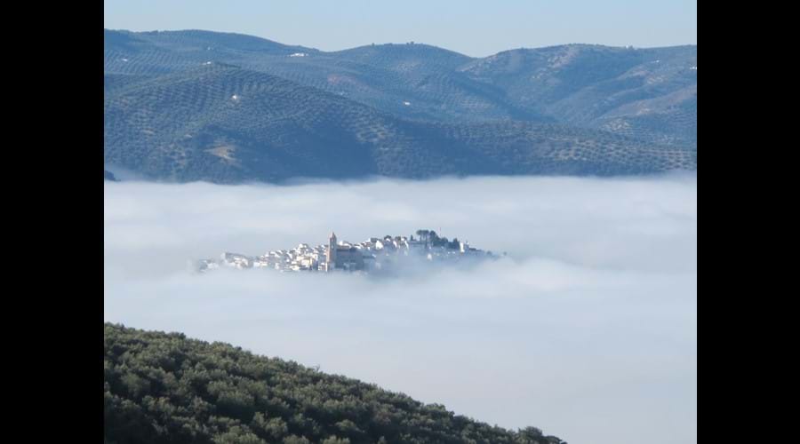 Above the clouds in winter
