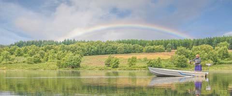 Fishing available for all ages and stages... Private Loch  with You Fish Scotland
