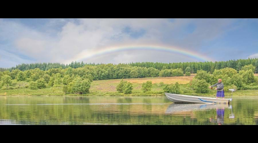 Fishing available for all ages and stages... Private Loch 