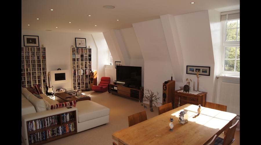 A bright open space for relaxing and entertaining