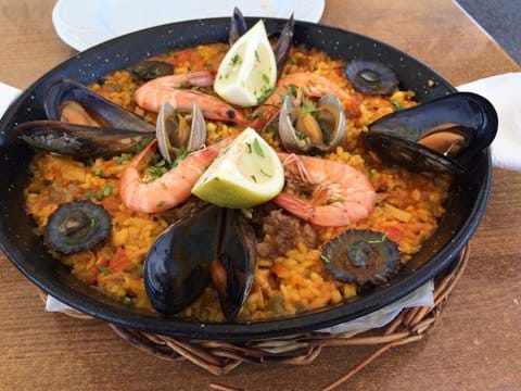 Paella - from El Golfo (but also available in the local beach bar by pre order!)