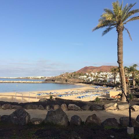Playa Flamingo - the nearest large beach