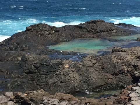 Rock pool on the lighthouse peninsula