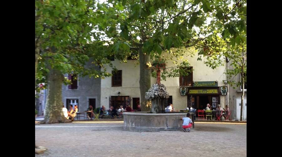 Village fountain, Montolieu