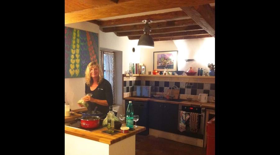 Cooking at home, Writer