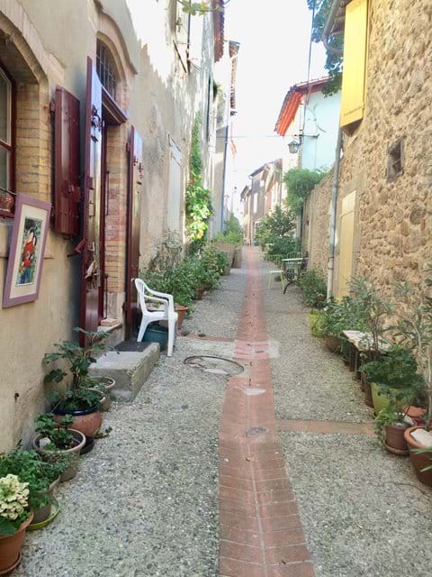 One of the pretty streets at the back of the Writer