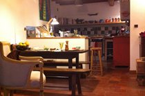 Open plan living-dining-kitchen