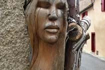 Street sculpture, Montolieu