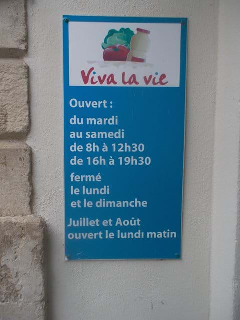 Ah, the French way. C