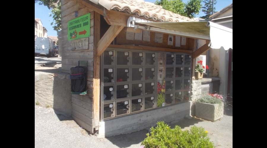 Vegetable vending machine, Montolieu