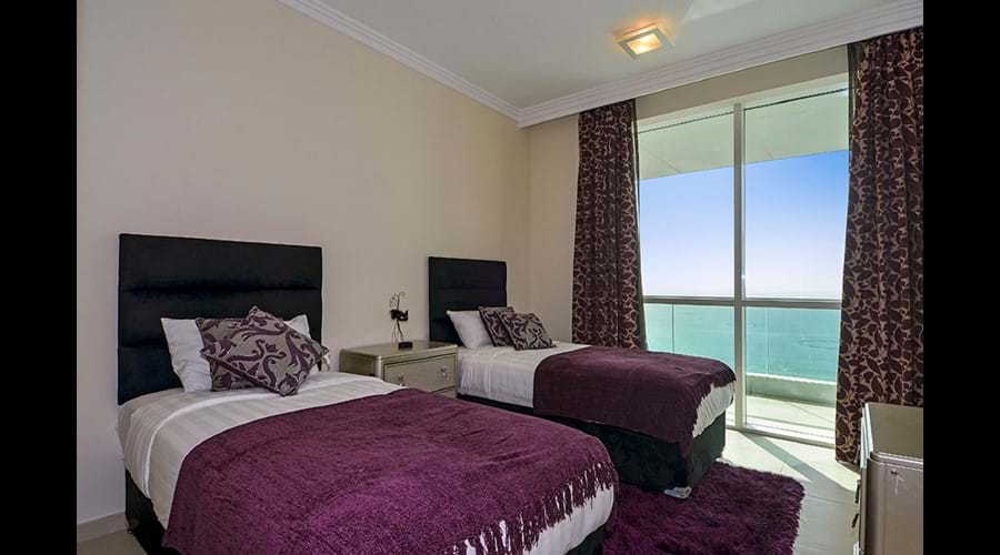 "Bedroom 3 with full sea views! Enjoy a restful night