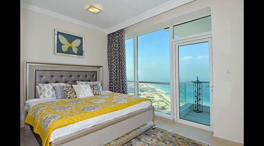 "Bedroom 2 with full sea views! Enjoy a restful night