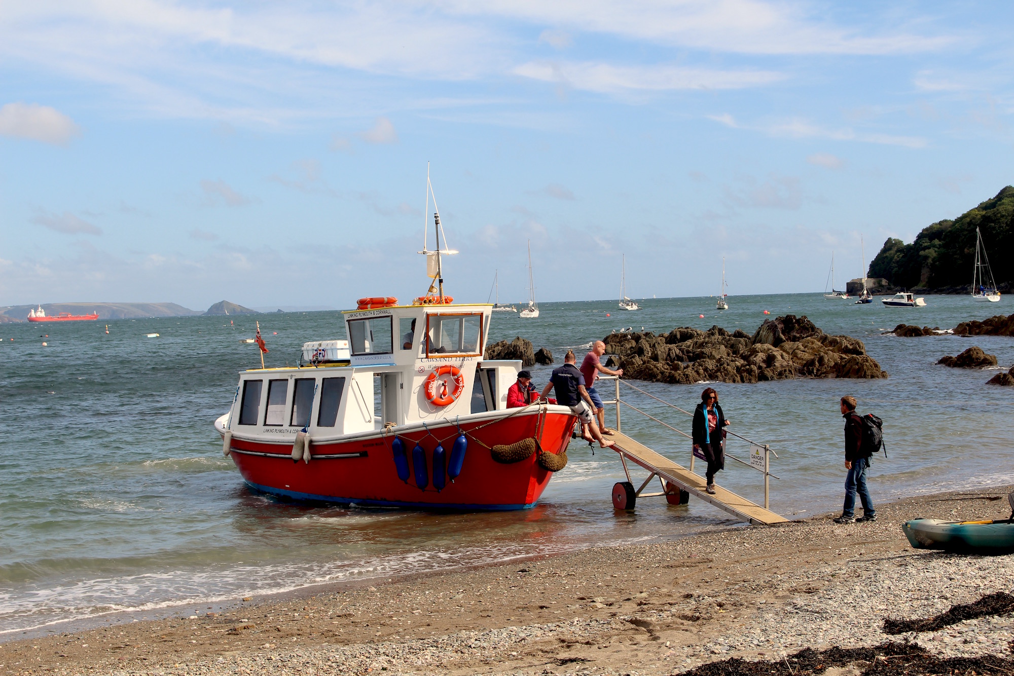 Take a ferry from Plymouth Barbican to a small Cornish village of Cawsand