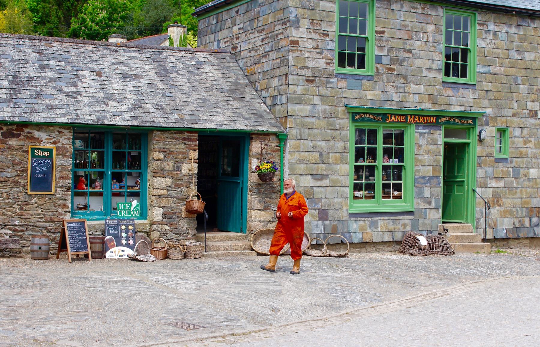 Morwellham Quay - World Heritage Site - a perfectly preserved Victorian mining village with its own river port, boat, mine, railway, shops and school