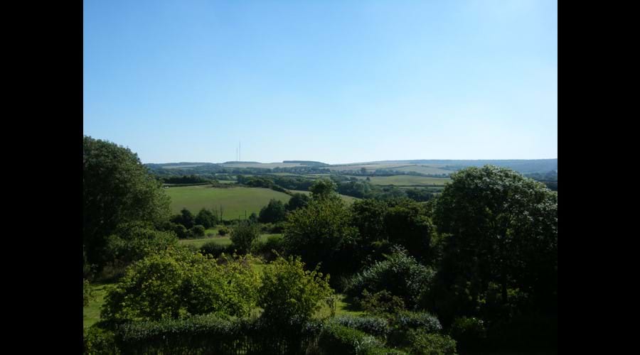 The fabulous view from the garden