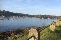 Looking across the river to Helford village