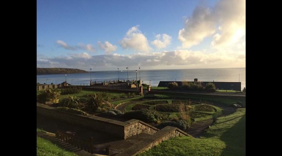 winter sun in Filey