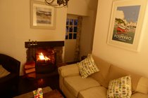 Even in winter the cottage can be cosy!