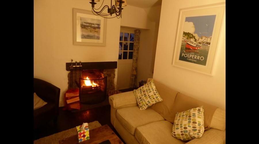 Even in winter the cottage can be cosy!