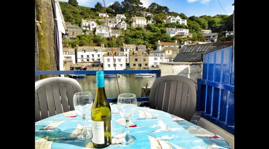 Watch the world go by with a cool glass of wine.