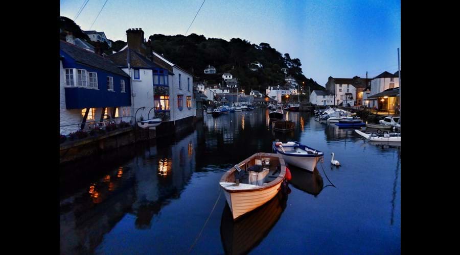 The inner harbour at twilight