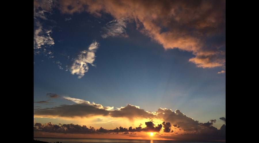 Fabulous sunset view - luxury Nevis villa rental, Caribbean