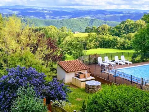 The amazing setting for La Caze Gites