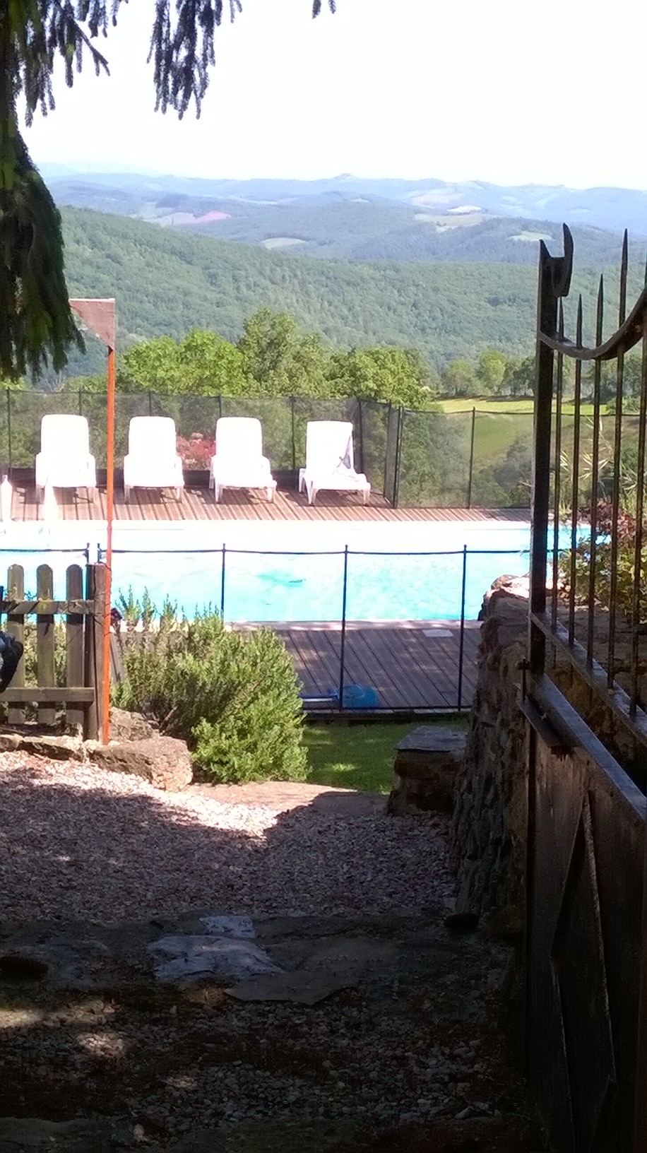 Fabulous view from the large terrace