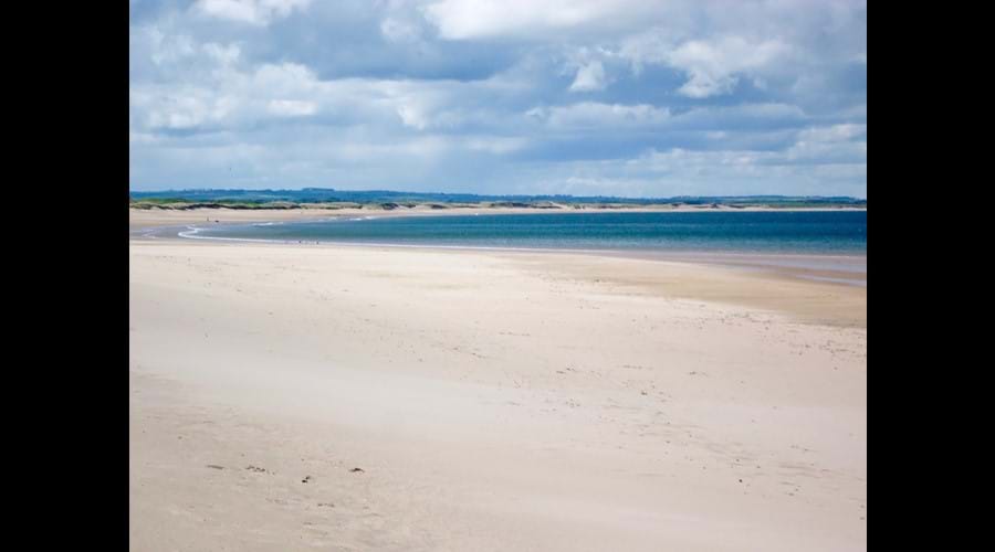 The amazing beach at Druridge Bay is a stone's throw from the cottage