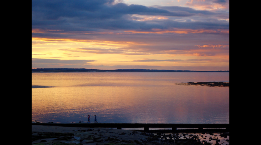 The sunsets on Druridge Bay are often spectacular
