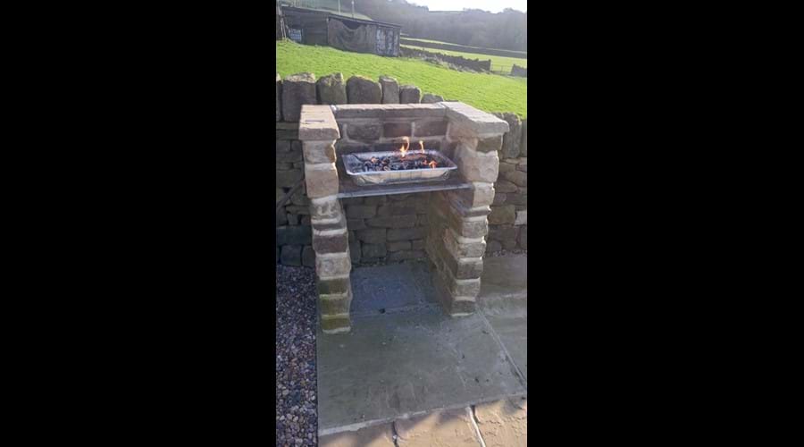 Area for disposable BBQ