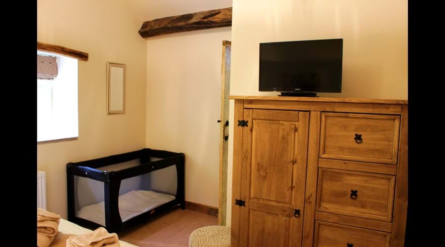 Bedroom 1 with a Smart TV