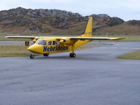 Arrive by plane from Oban in just 20 minutes