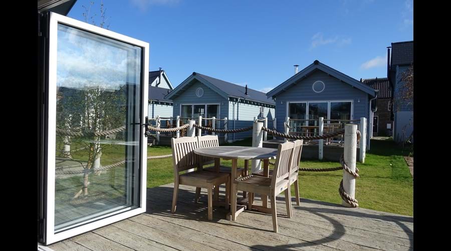 Open up the bifold doors and sit on the south facing deck.
