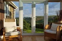 Enjoy stunning views from the conservatory