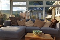 Enjoy stunning views from the conservatory