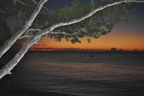 Beautiful Barbados sunset from our balcony