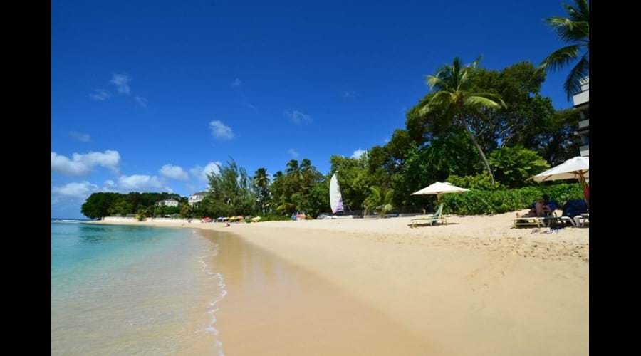 View down the beach Northwards