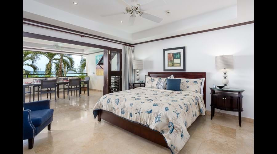 Master Bedroom with walk in closet cable TV