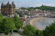 Stunning view of the Grand Hotel and South Bay, Scarborough - only 2 minutes from the house.